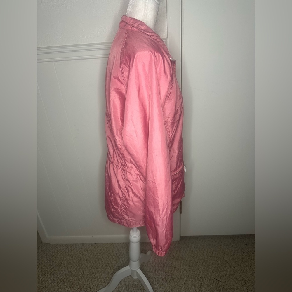Eddie Bauer Pink Outdoor Windbreaker Jacket size M - Picture 3 of 10